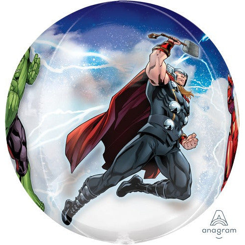 Marvel Avengers Clear Orbz XL Clear Balloon - 38x40cm Default Title