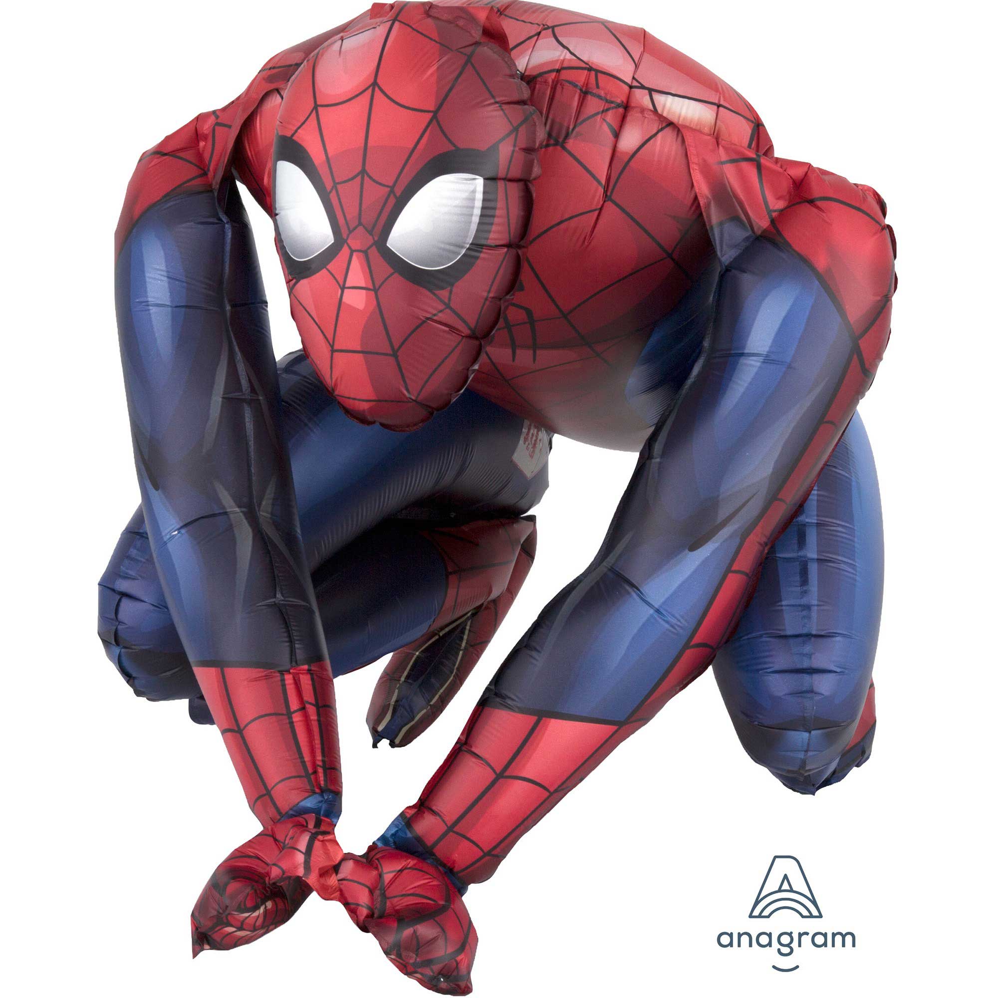 Spider-Man Sitting D̩cor Foil Balloon - 38x38cm Default Title