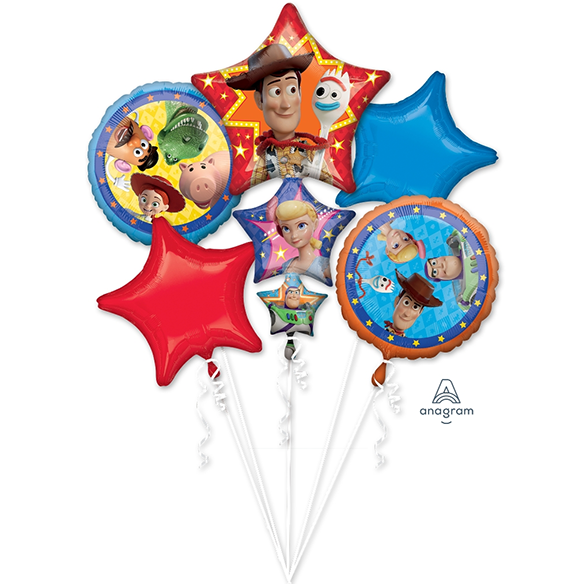 Toy Story 4 Foil Balloon Bouquet - 5 Pack Default Title