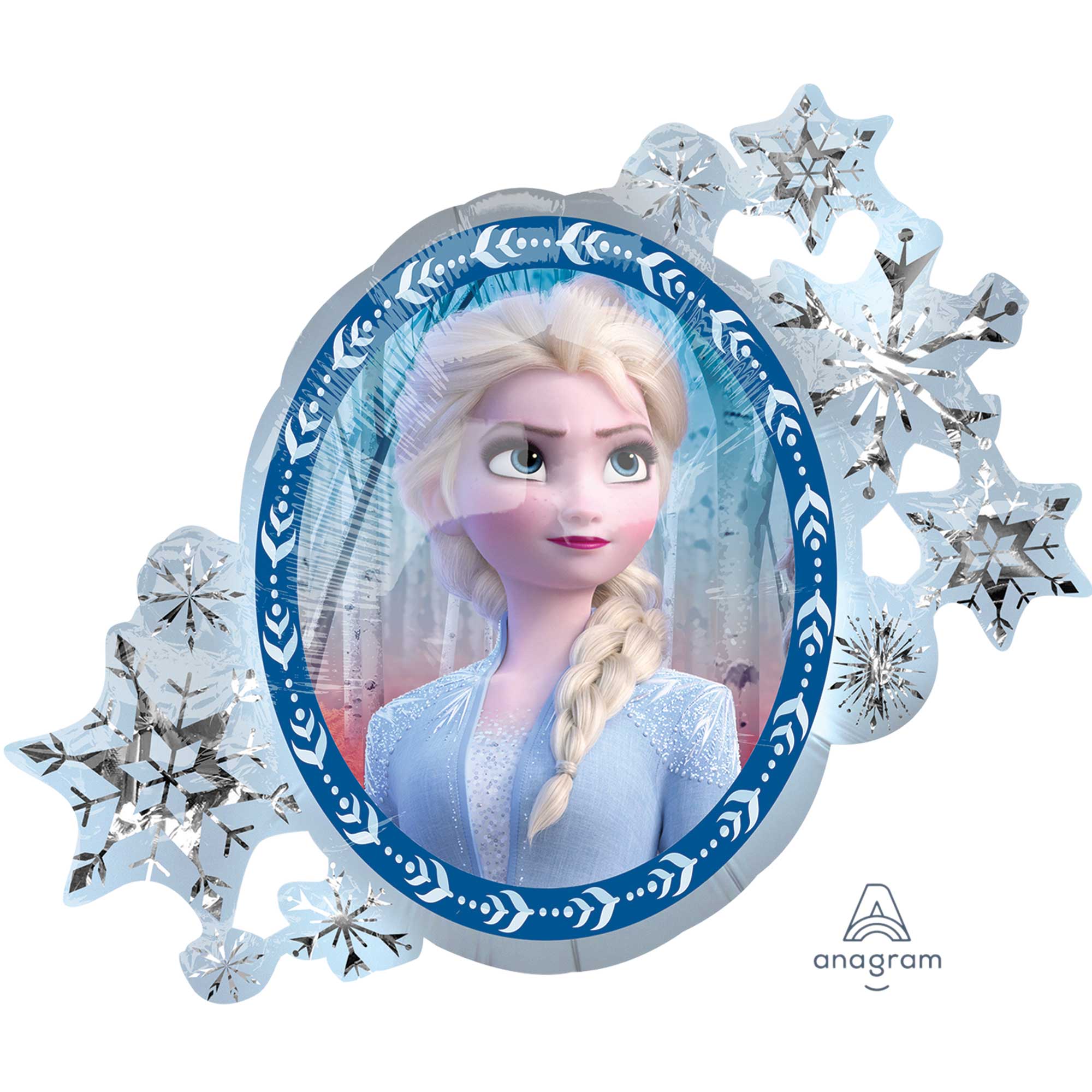 Frozen 2 Foil Balloon Holographic SuperShape - 76x66cm Default Title