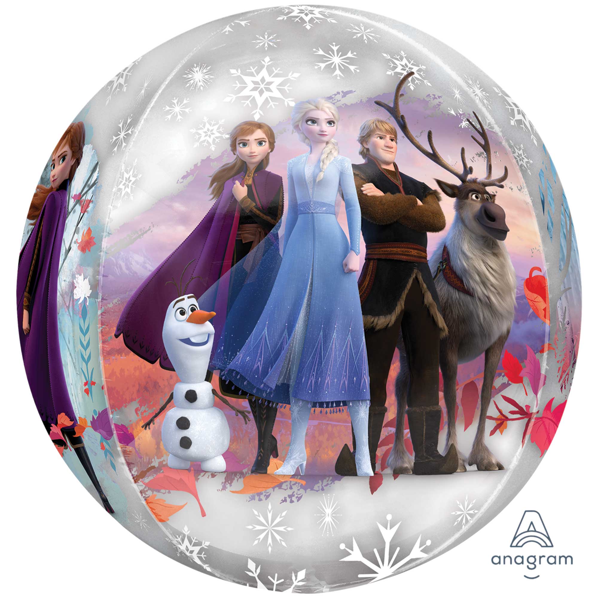 Frozen 2 Clear Foil Balloon Orbz XL - 38x40cm Default Title