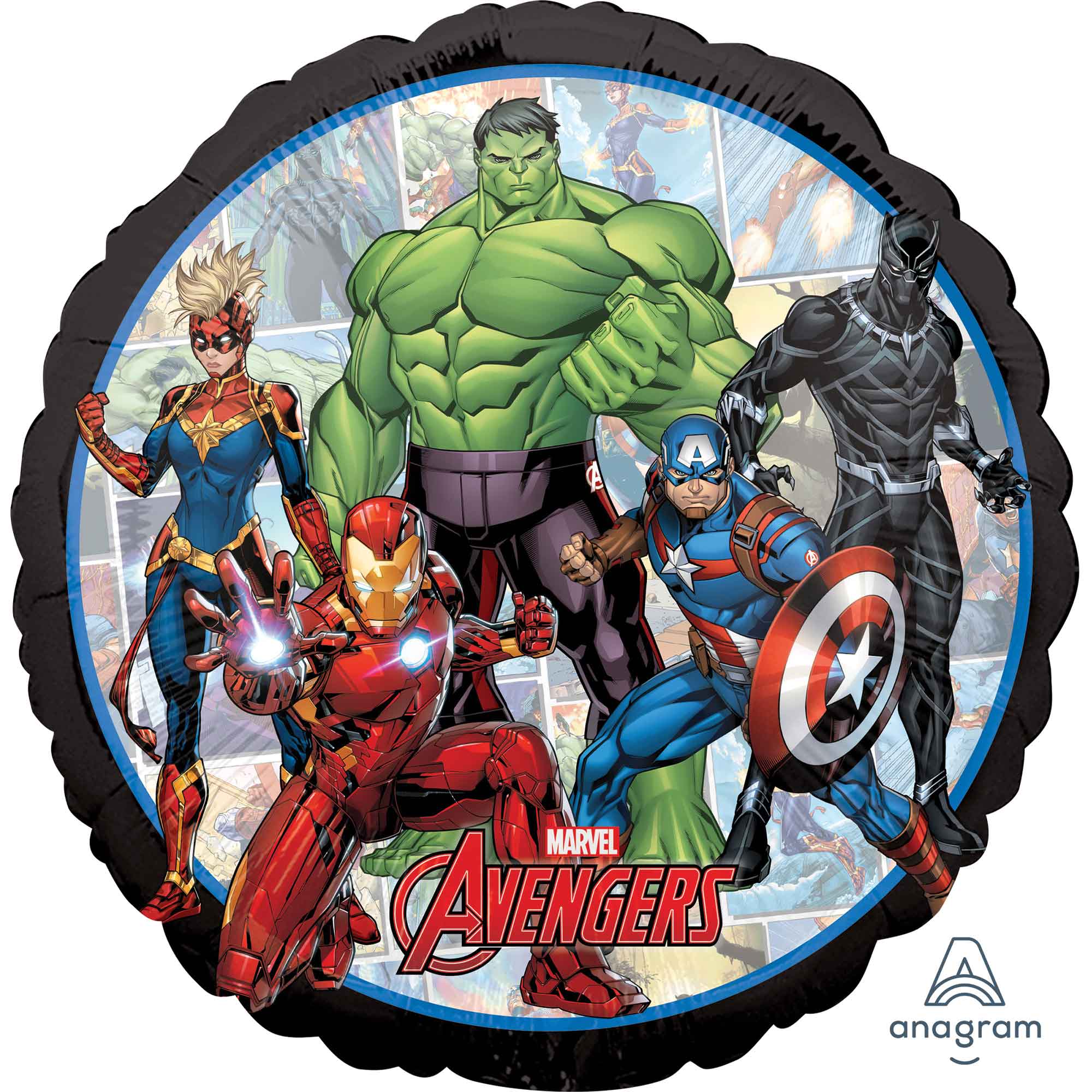 Marvel Avengers Marvel Powers Unite Foil Balloon Standard HX - 45cm Default Title