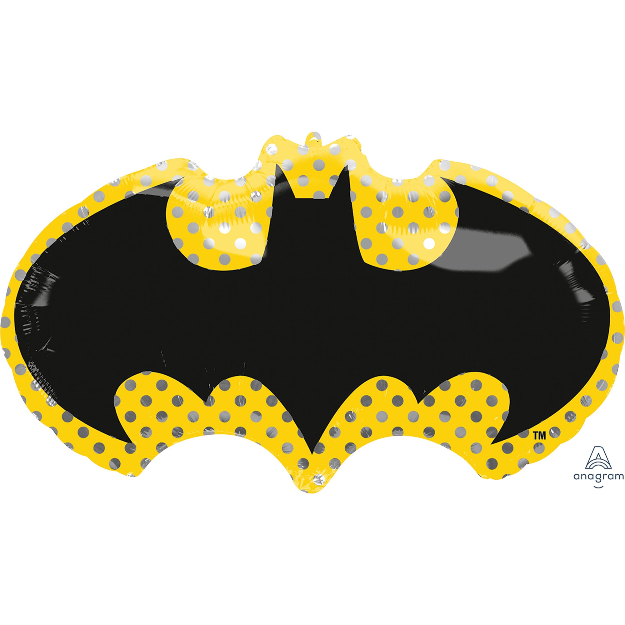 Batman Foil Balloon SuperShape Symbol - 76x43cm Default Title