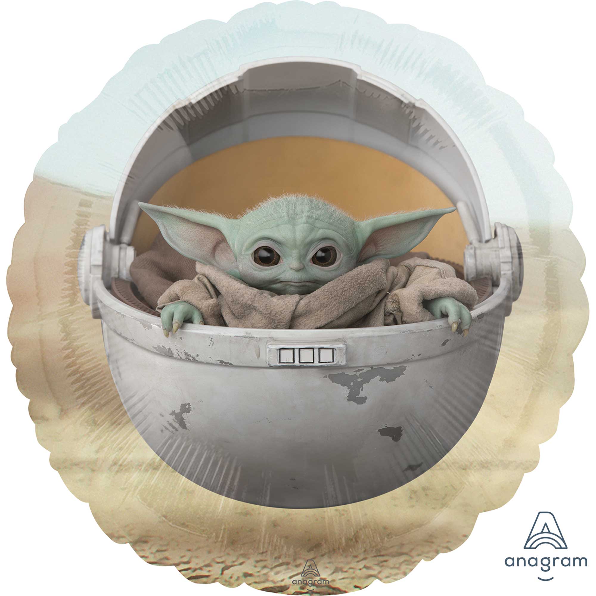 Star Wars The Mandalorian Grogu Foil Balloon Standard HX - 45cm Default Title