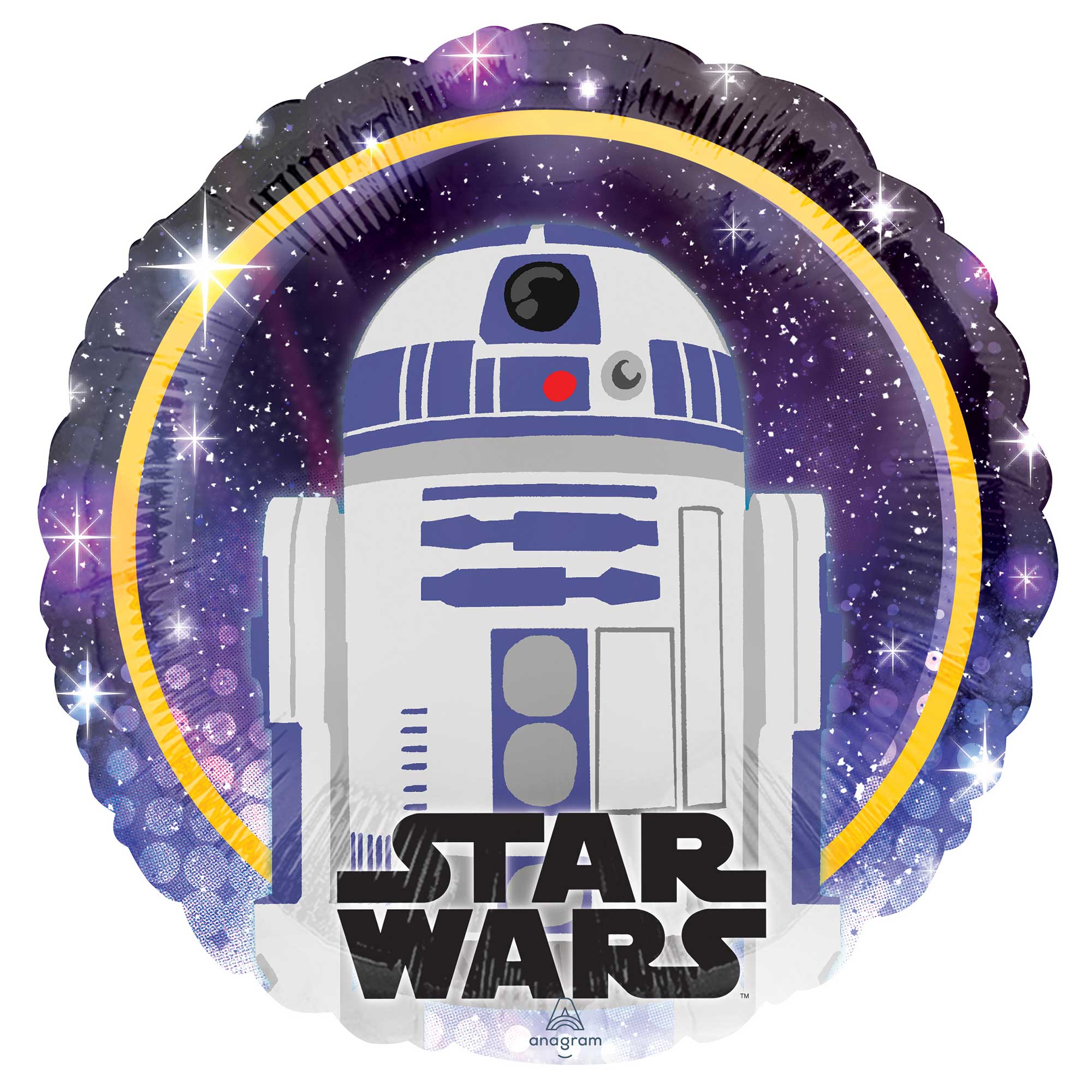 Star Wars Galaxy R2D2 Foil Balloon Standard HX - 45cm Default Title