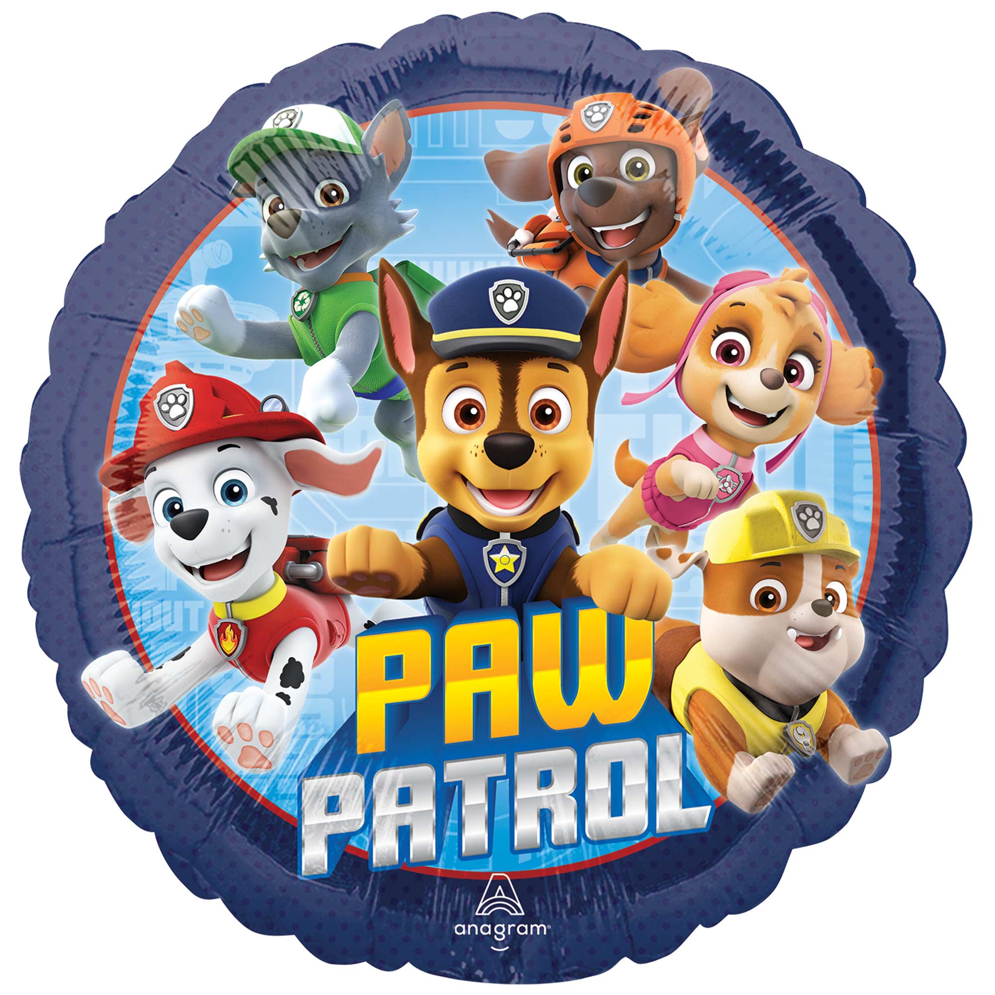 Paw Patrol Foil Balloon Standard HX - 45cm Default Title