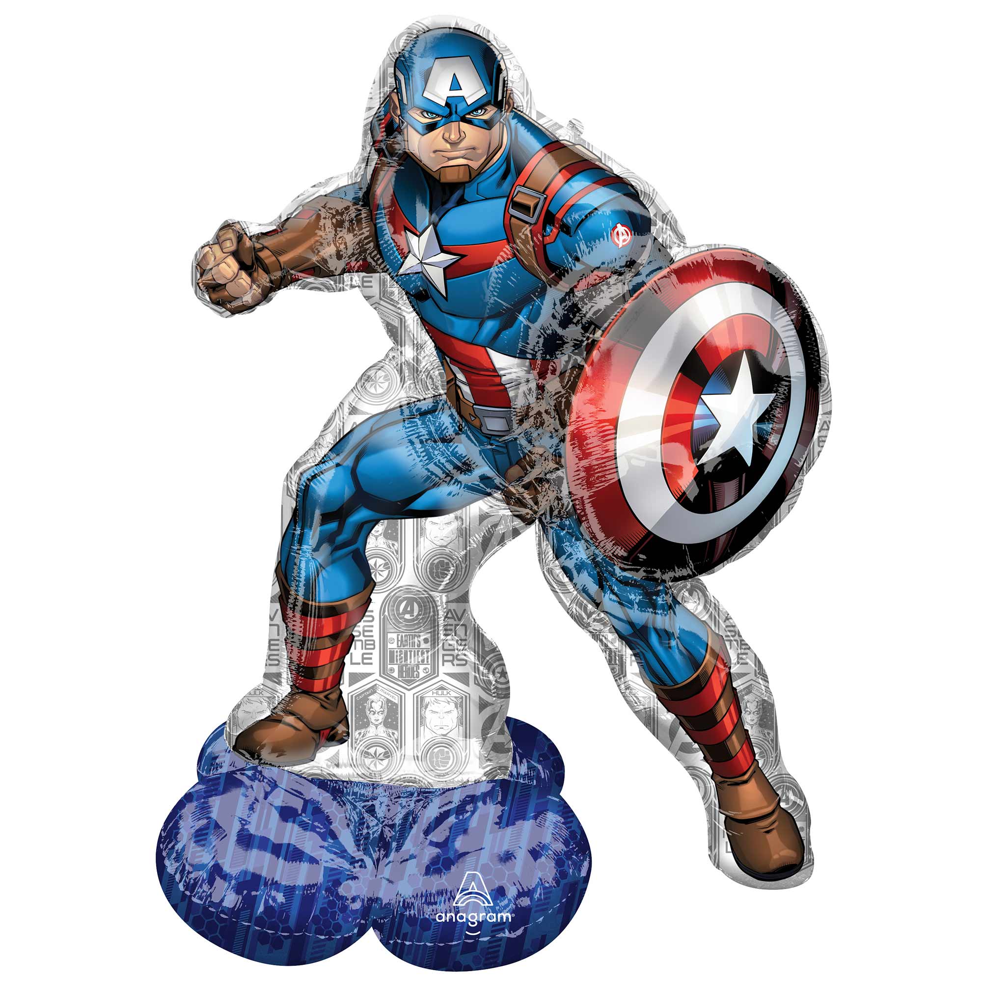Marvel Avengers Captain America CI AirLoonz - 93x147cm Default Title