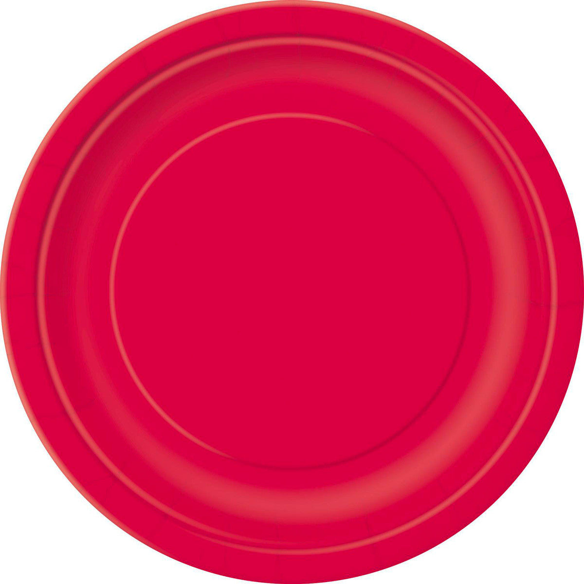 Ruby Red Paper Plates 18cm 8Pk - Dollars and Sense