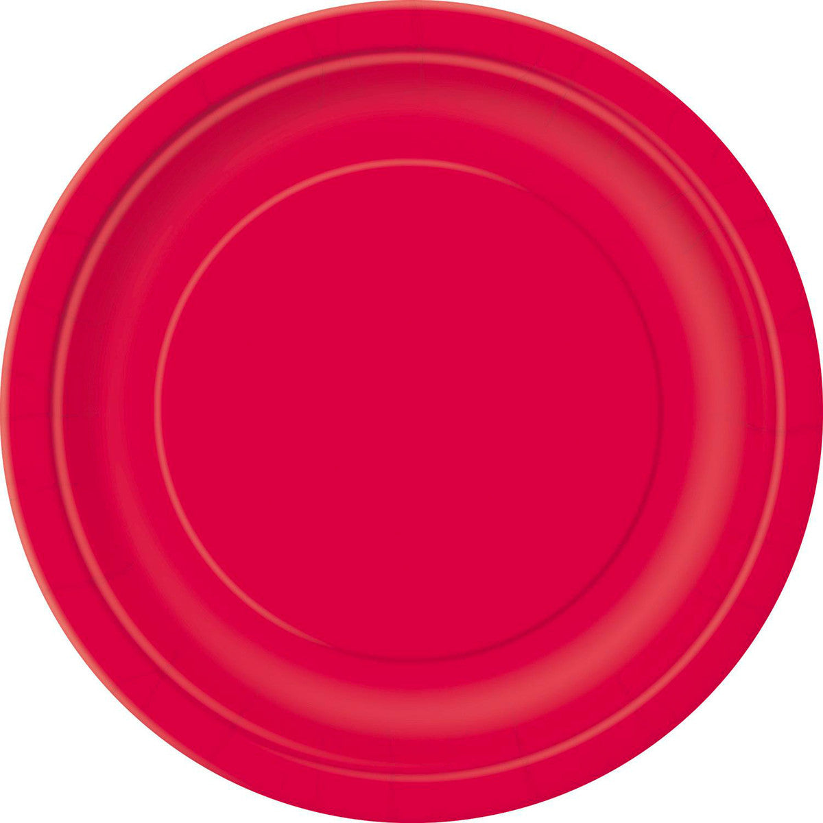 Ruby Red Paper Plates 23cm 8Pk - Dollars and Sense