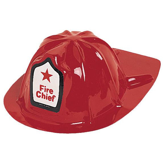 Fire Chief Helmet Hat Child Plastic Default Title