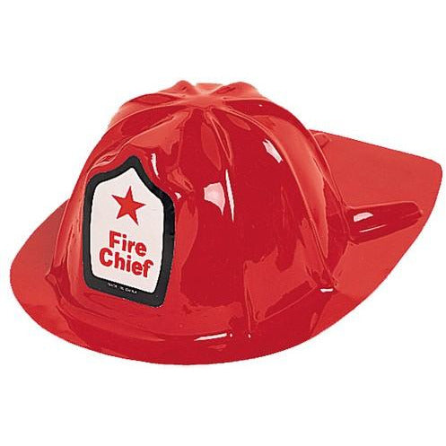 Fire Chief Helmet Hat Child Plastic Default Title