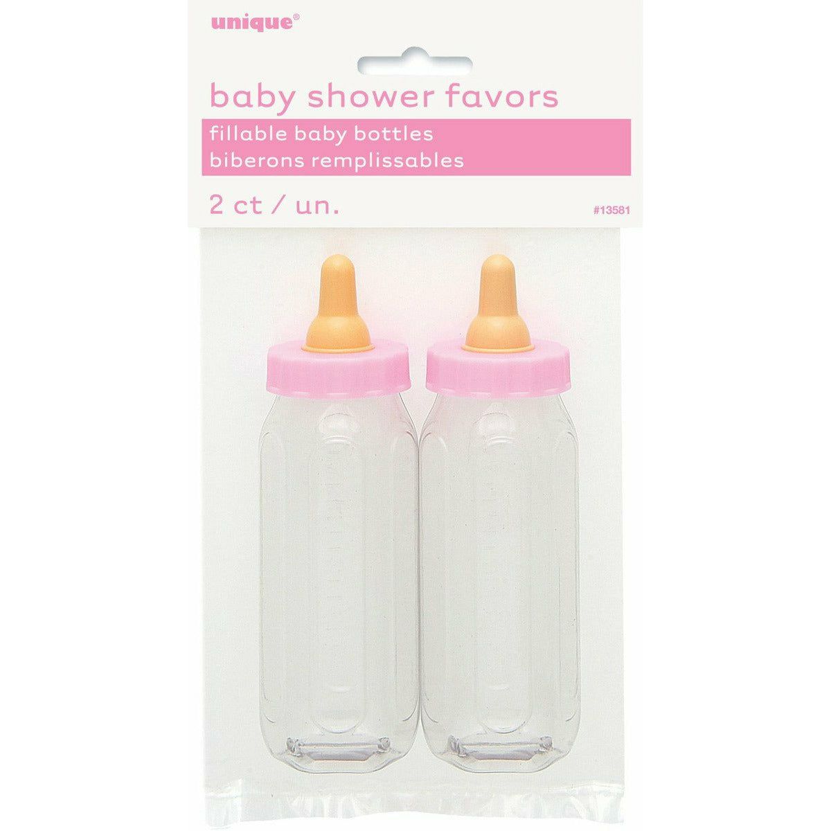 Baby Bottles Pink 12cm 2Pk - Dollars and Sense