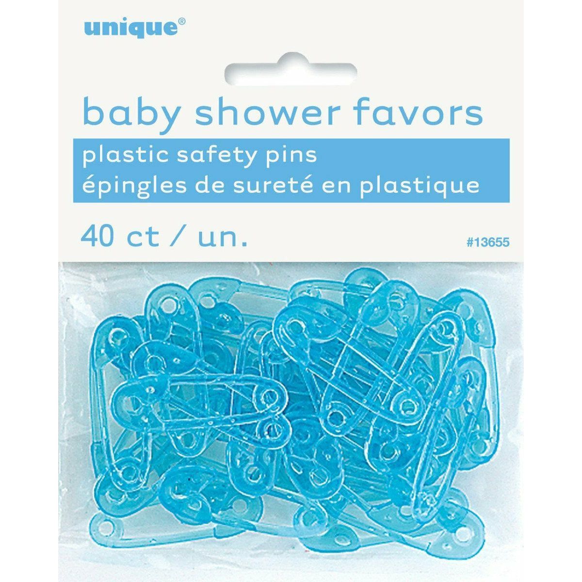 Baby Shower Blue Pins 40Pk - Dollars and Sense