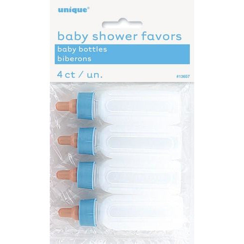 4 Baby Bottles With Blue Top Default Title