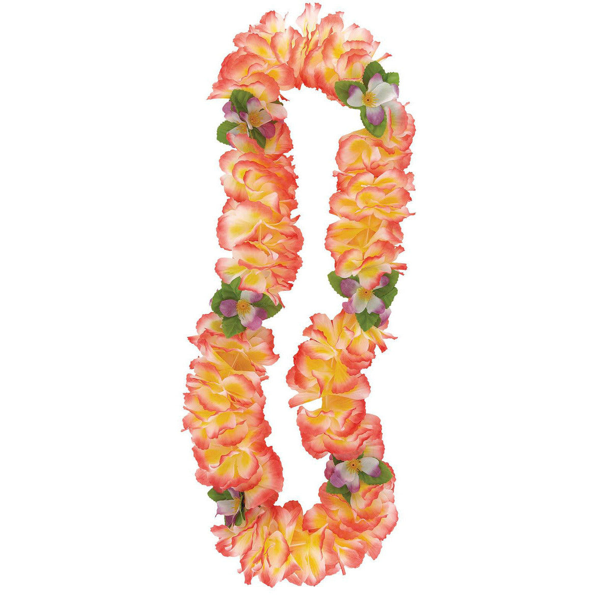 Luau Fancy Orchid Lei - Pink Yellow - Dollars and Sense