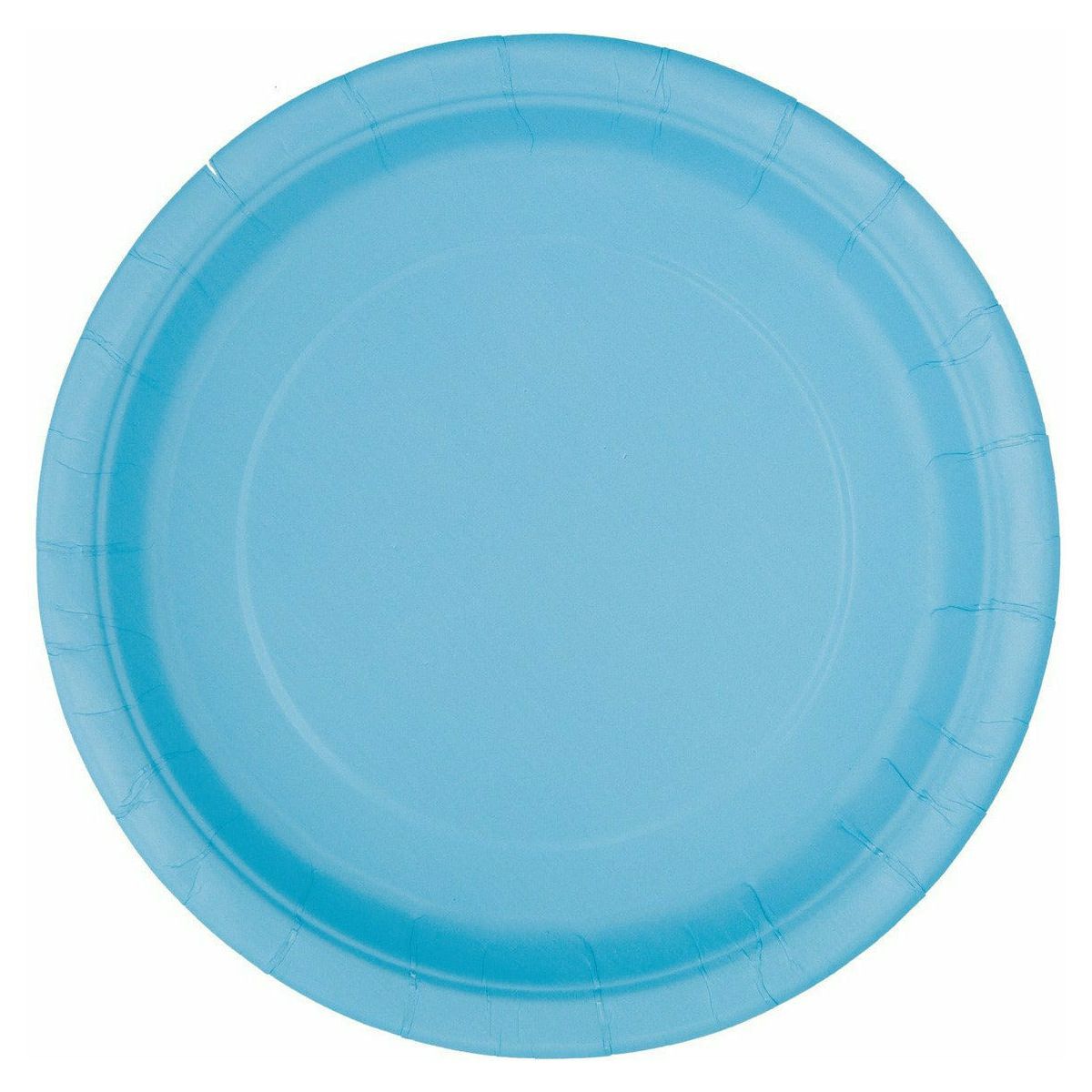 Powder Blue Paper Plates 23cm 8Pk - Dollars and Sense