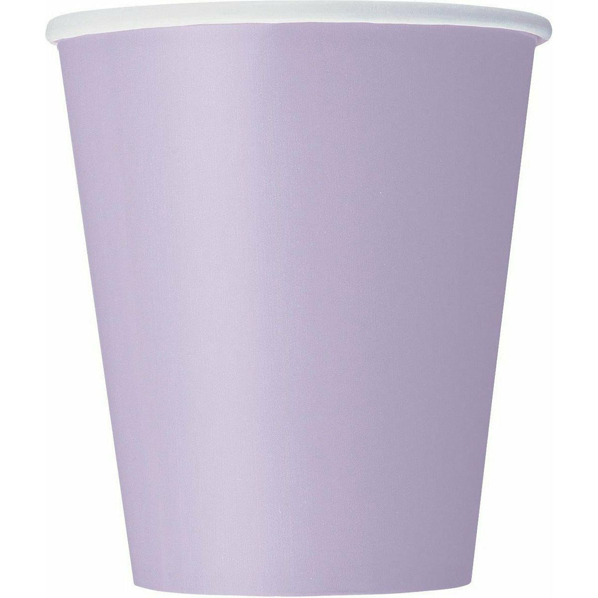 Lavender Paper Cups 270ml 8Pk - Dollars and Sense