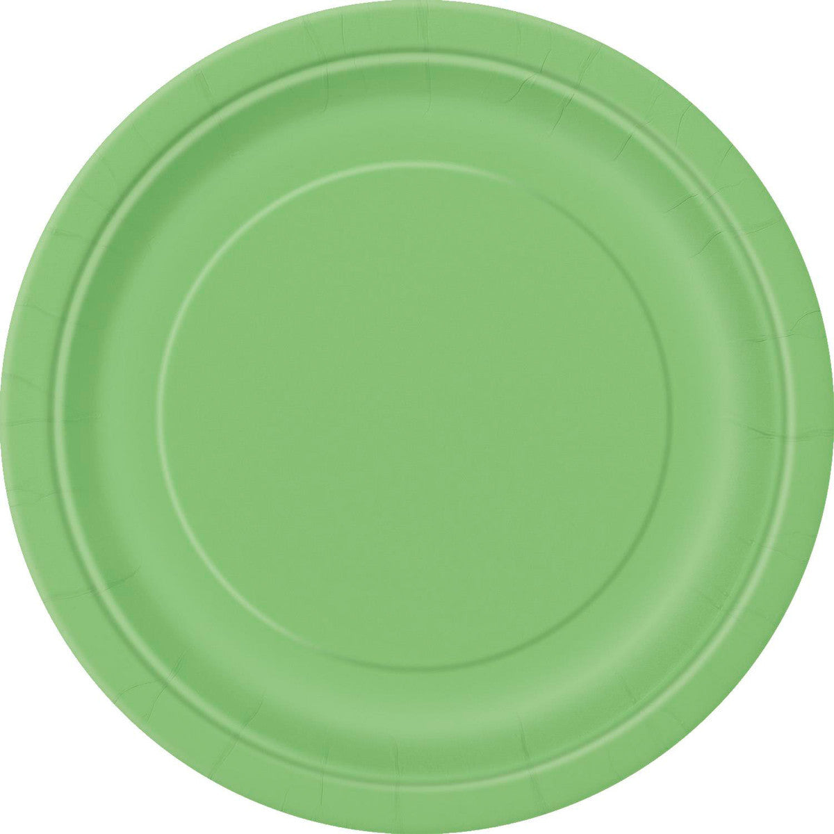 Lime Green Paper Plates 18cm 8Pk - Dollars and Sense