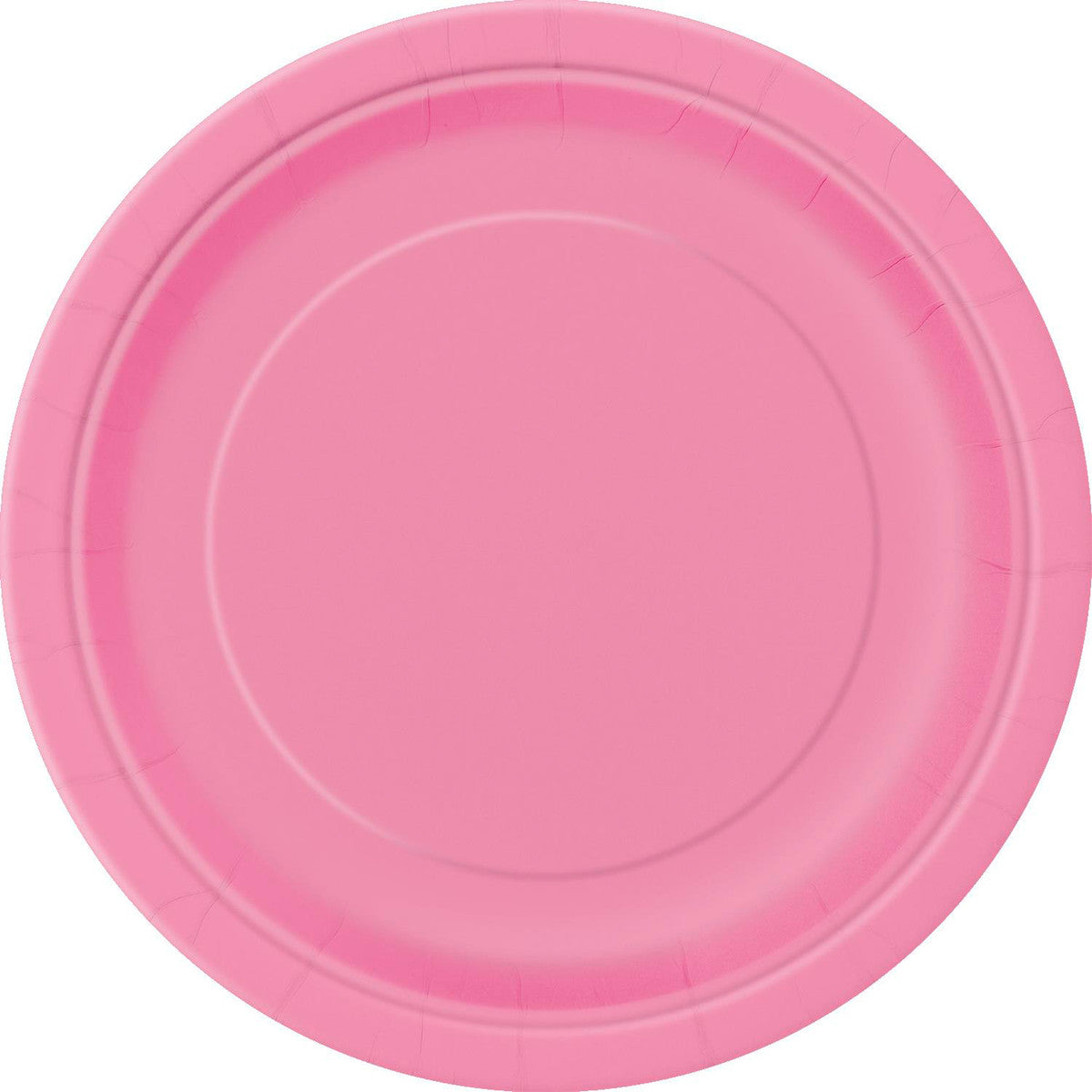 Hot Pink Paper Plates 23cm 8Pk - Dollars and Sense