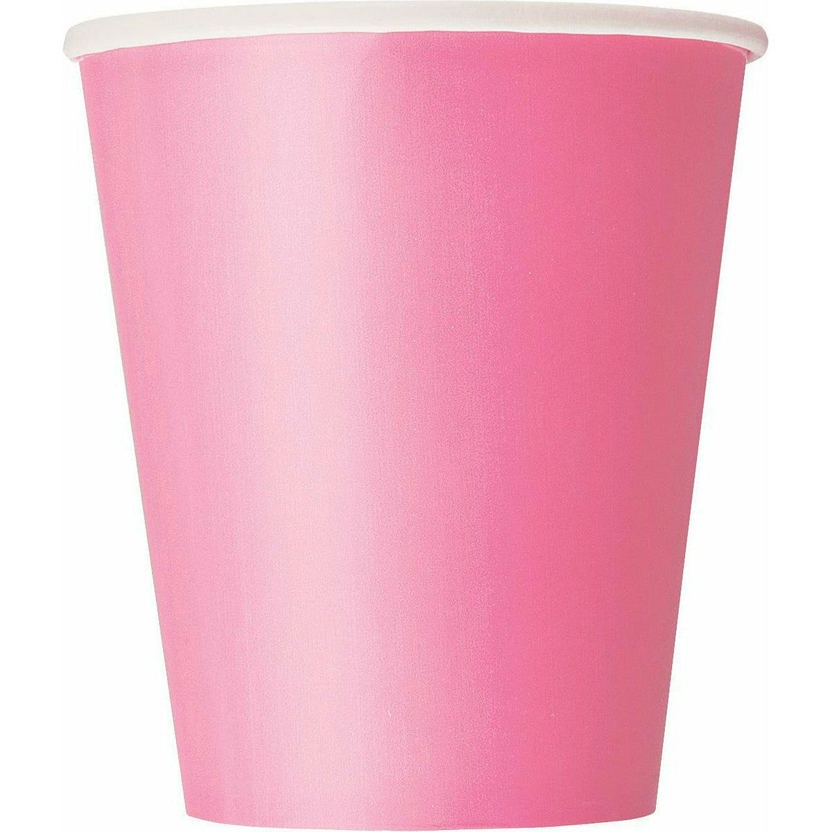 Hot Pink Paper Cups - 270ml 8 Pack 1 Piece - Dollars and Sense