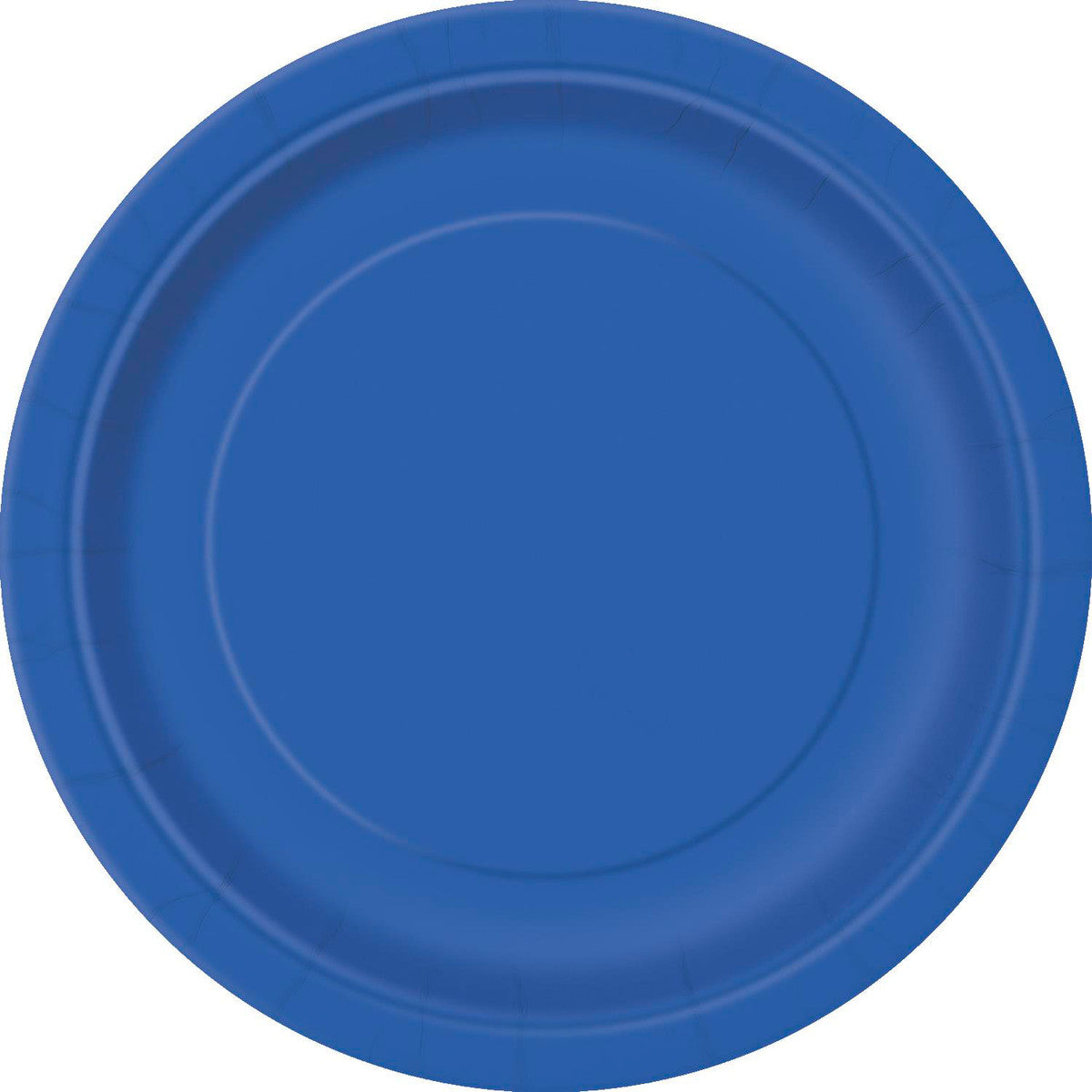 Royal Blue Paper Plates 23cm 8Pk - Dollars and Sense