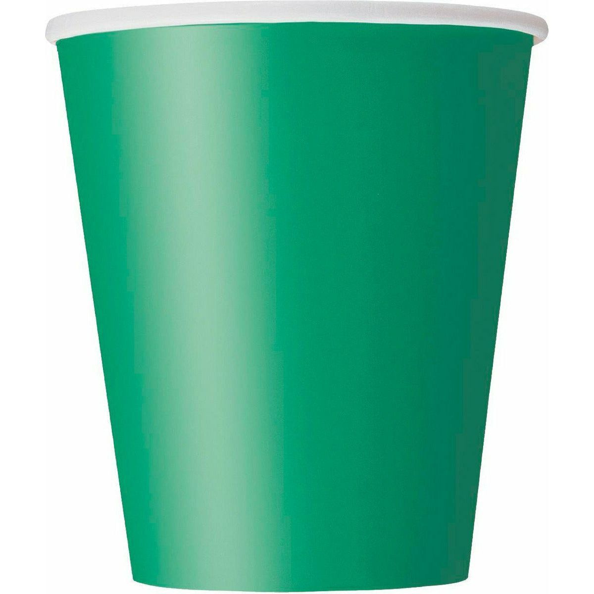 Emerald Green Paper Cups 270ml 8Pk - Dollars and Sense