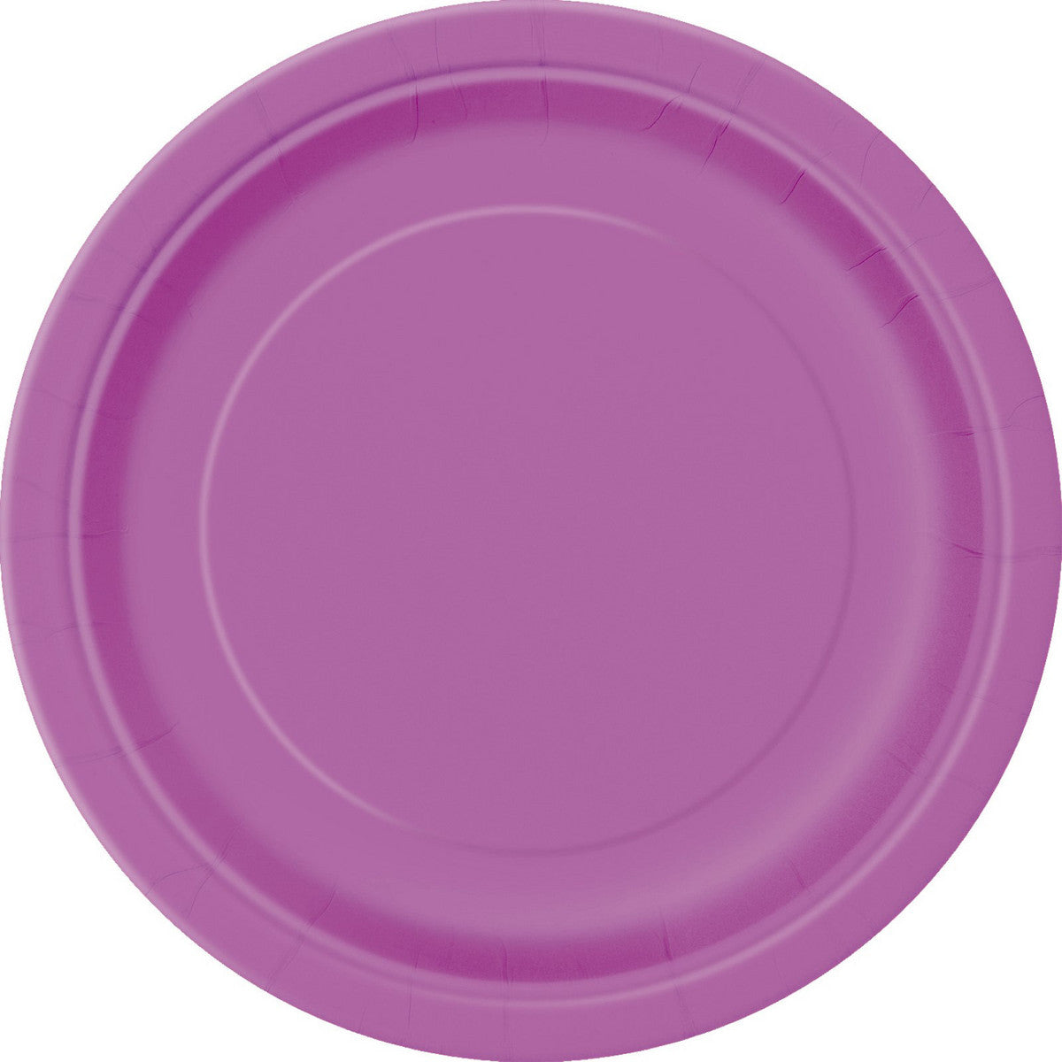 Pretty Purple Round Paper Plates - 23cm 8 Pack 1 Piece - Dollars and Sense