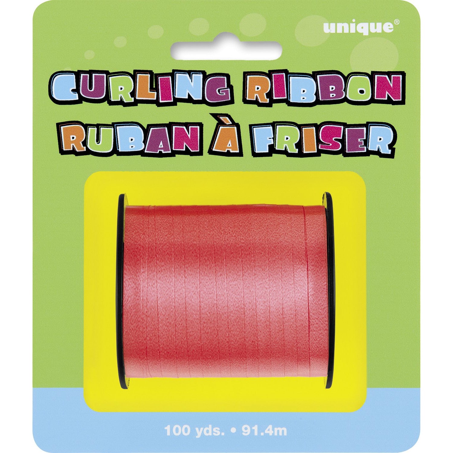 Curling Ribbon 914m 100yds - Red Default Title