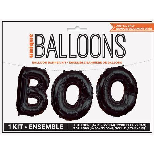 Boo 35.5cm (14) Foil Letter Balloon Kit