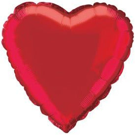 Red Heart 45cm (18) Foil Balloon Packaged