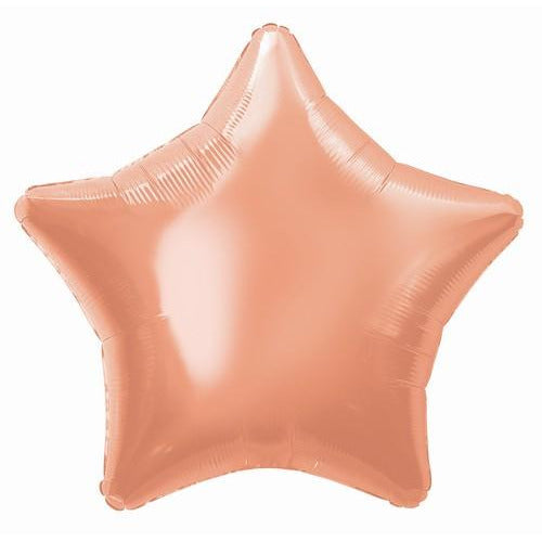 Rose Gold Star 50cm (20) Foil Balloon Packaged