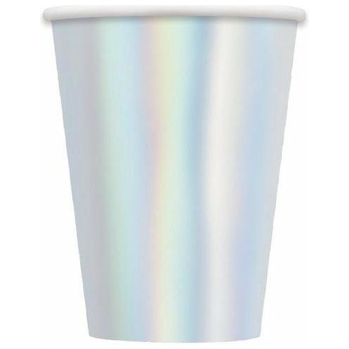 Iridescent Foil 8 x 355ml Paper Cups