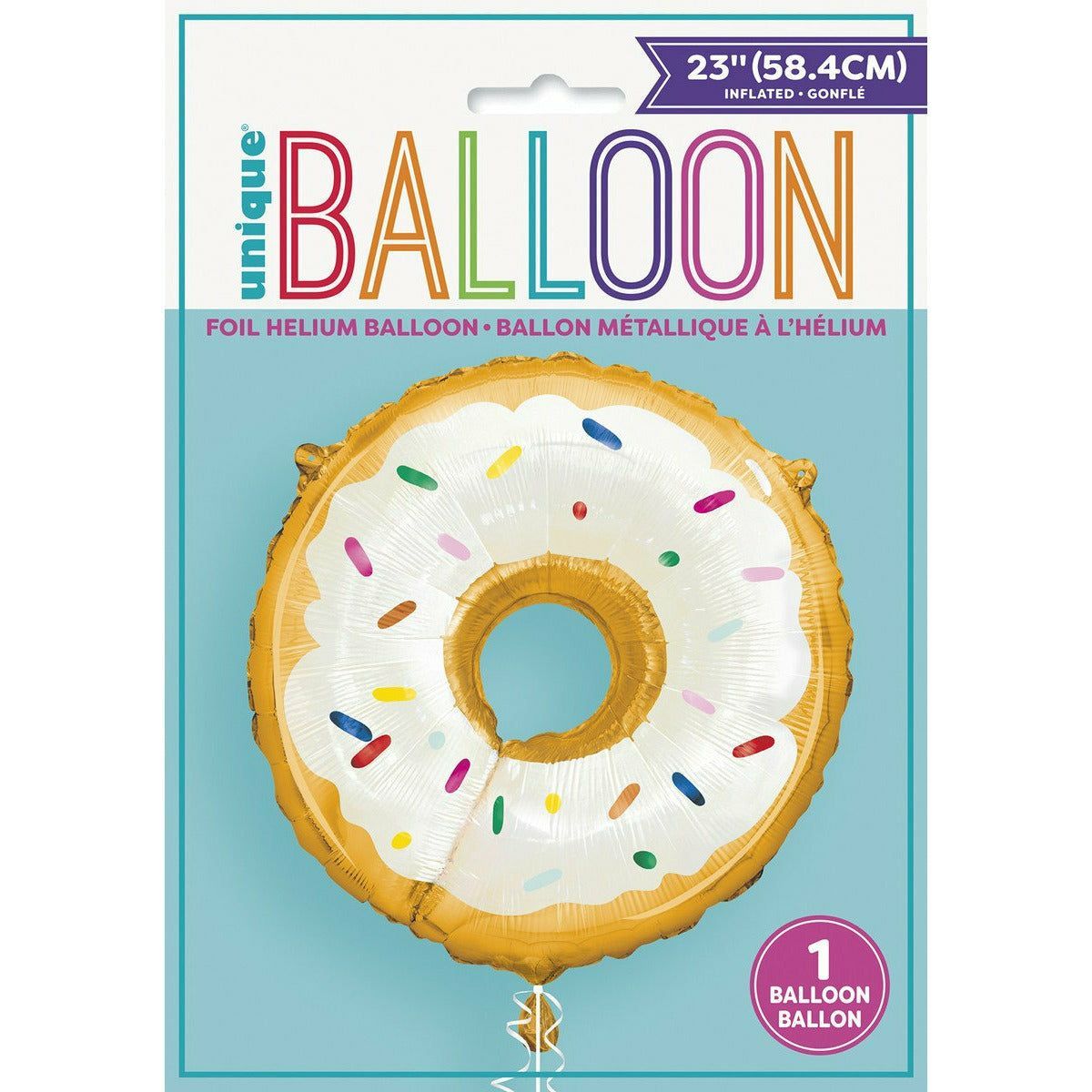 Giant Donut Foil Balloon 58cm - Dollars and Sense