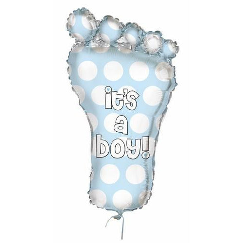 Blue Its A Boy Baby Foot 78.5cm (31) Foil Balloon