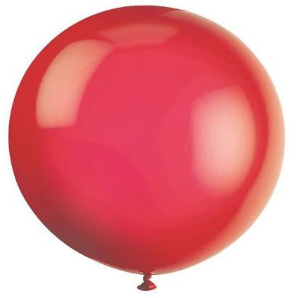 Scarlet Red 6 x 91cm (36) Latex Balloons