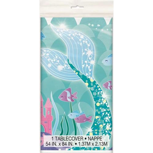 Mermaid Printed Tablecover 137cm x 213cm (54 x 84)