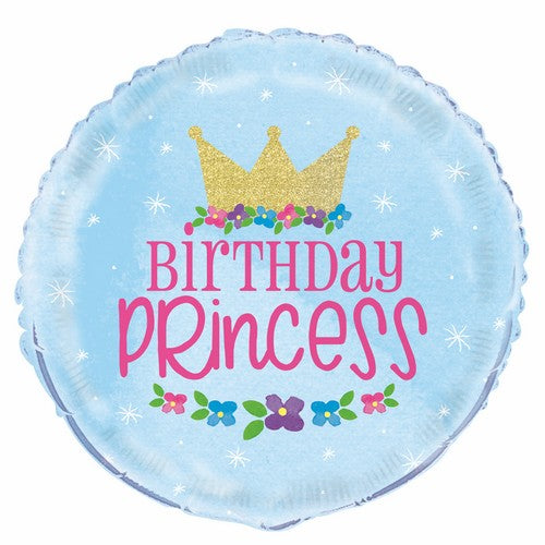 Magical Princess Birthday Princess 45cm (18) Foil Balloon Packaged