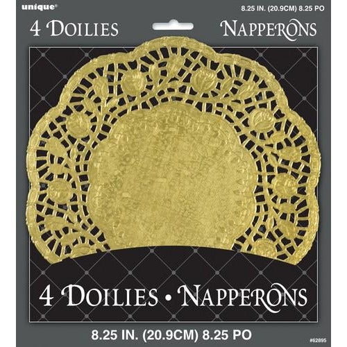 Foil Doilies 20.9cm (8.25) Gold