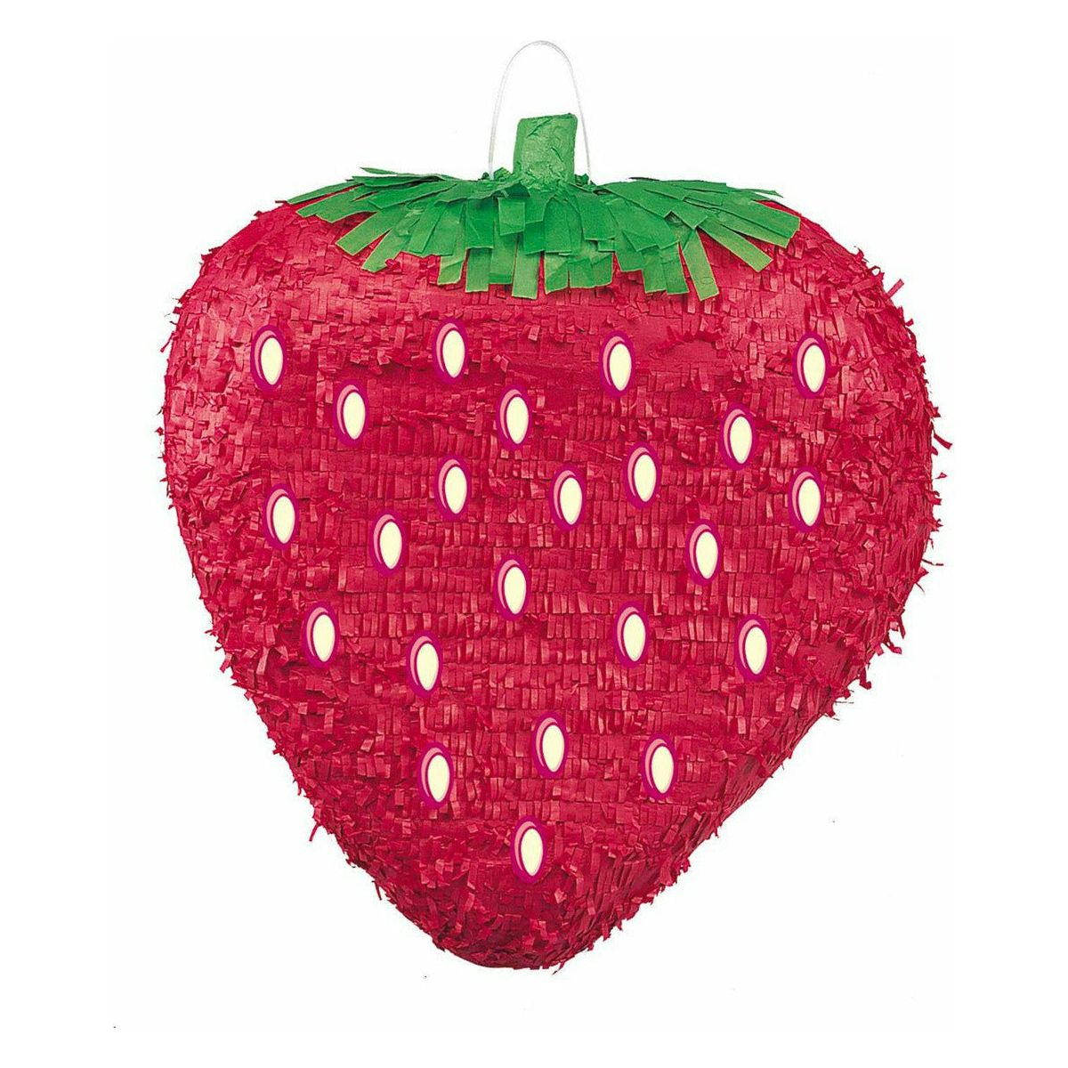 Pinata Strawberry 34cm H x 30cm W x 25cm D - Dollars and Sense