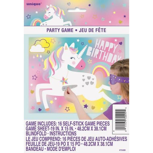 Unicorn Party Blindfold Game