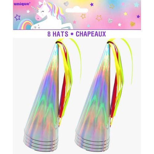 Unicorn 8 Party Hats