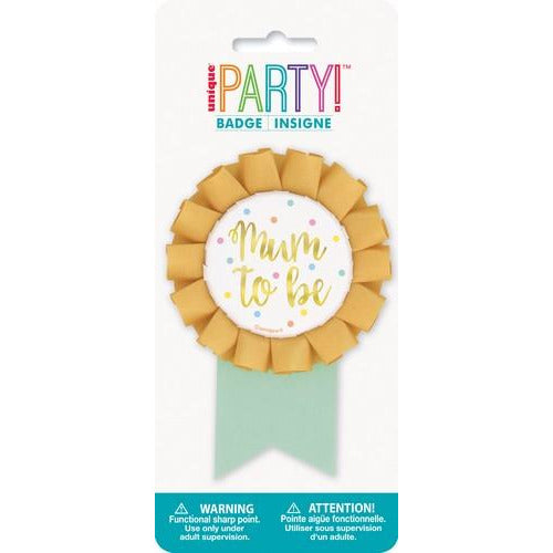 Mum To Be Foil Stamped Award Ribbon