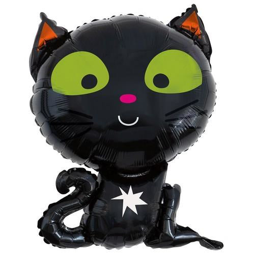 Black Cat Shape 61cm (24) Foil Balloon