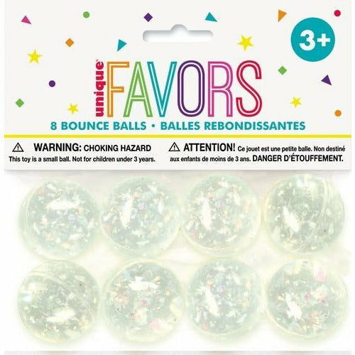 8 Bounce Balls Iridescent 32.5mm - Dollars and Sense