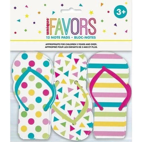 12 Flip Flop Note Pads - Dollars and Sense
