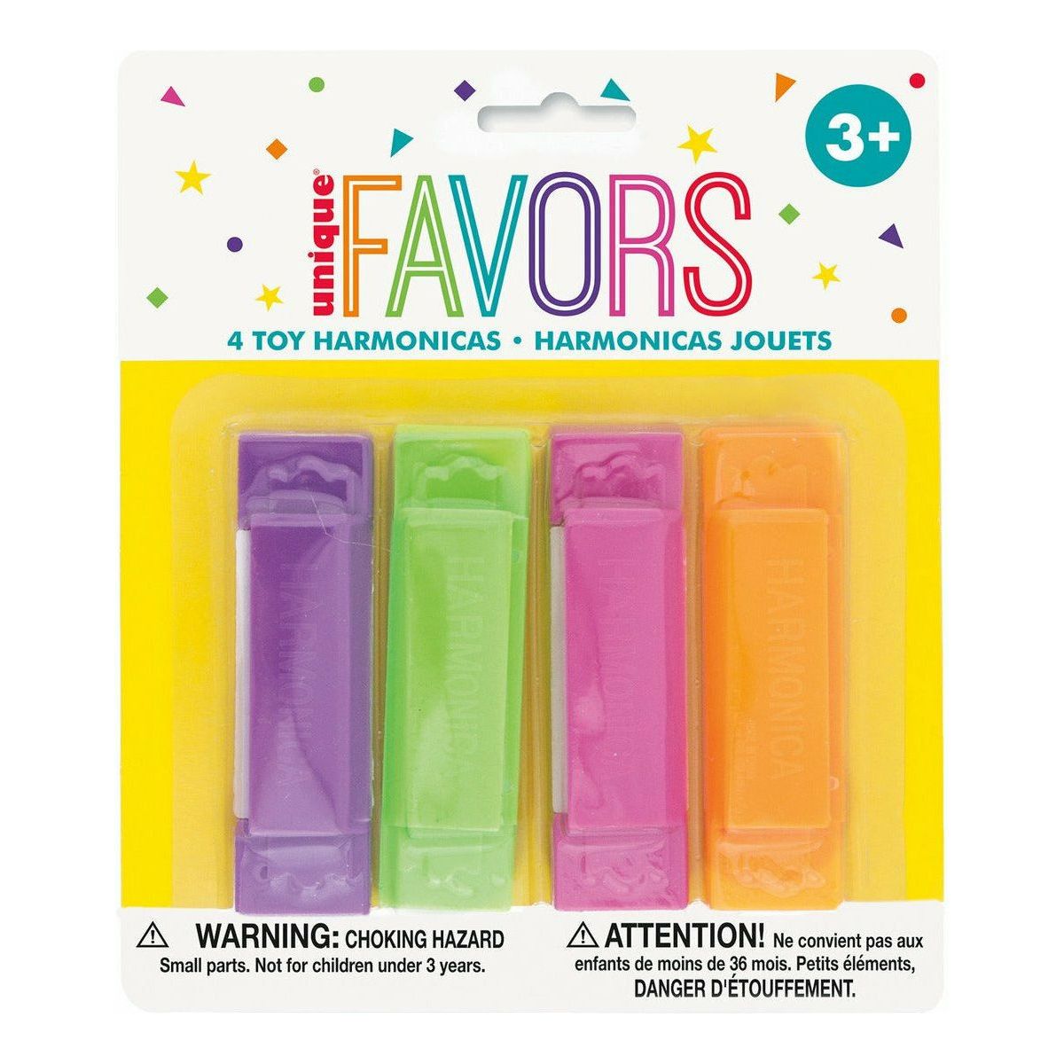 Toy Harmonicas Party Favors 4Pk - Dollars and Sense