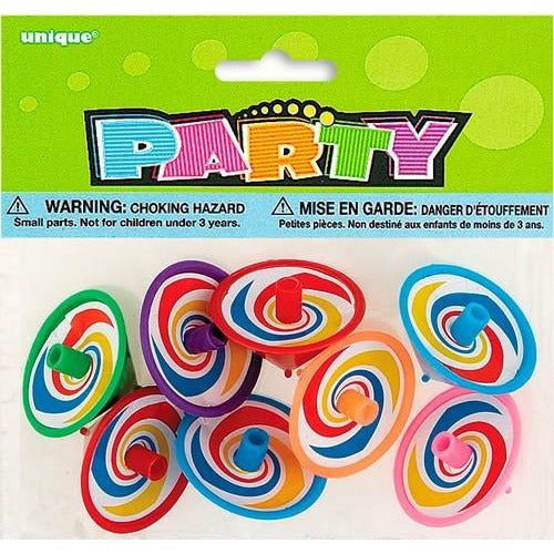 8 Spin Tops - Dollars and Sense