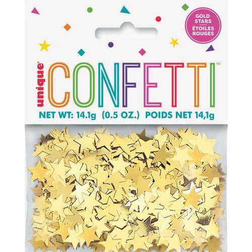 Gold Stars Confetti 14Grams 05oz