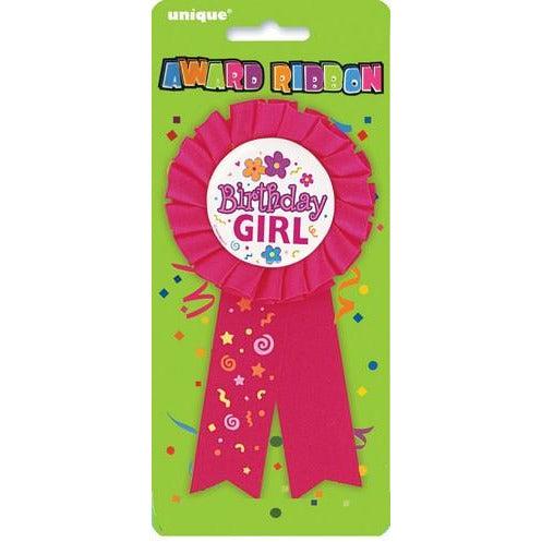 Birthday Girl Award Ribbon