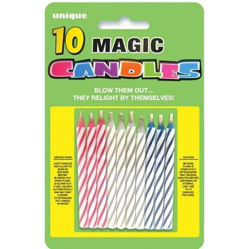10 Magic Spiral Candles - Multi Default Title